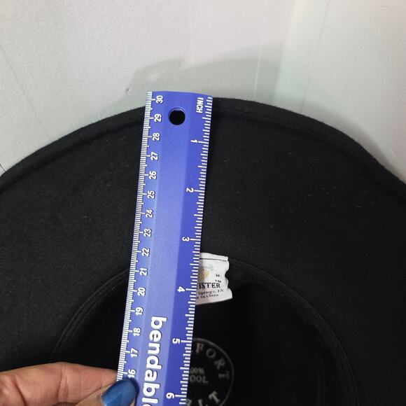 Twister Dakoda Crushable Black M Felt Wool Cowboy Unisex Hat. Warm. Western Rare - Picture 8 of 12